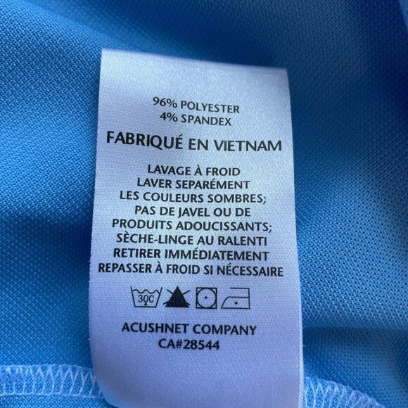 Men’s FootJoy Light Blue Athletic Fit Polo Golf Shirt. Size Large. - Picture 10 of 10